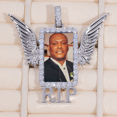RIP WING 3D CUSTOM PICTURE PENDANT