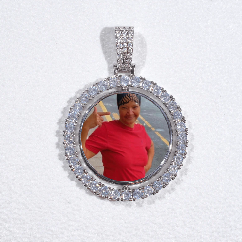3D Spinning 2-Faced Custom Picture Pendant