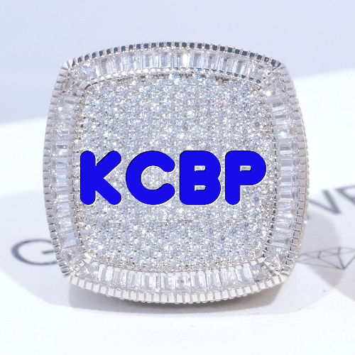 CUSTOM LETTER 3D ICED RING