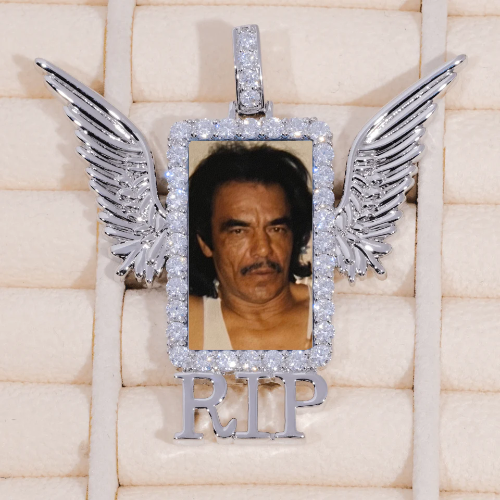 RIP WING 3D CUSTOM PICTURE PENDANT