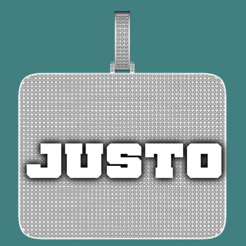 CUSTOM LETTER NECKLACE 3D BIG SQUARE