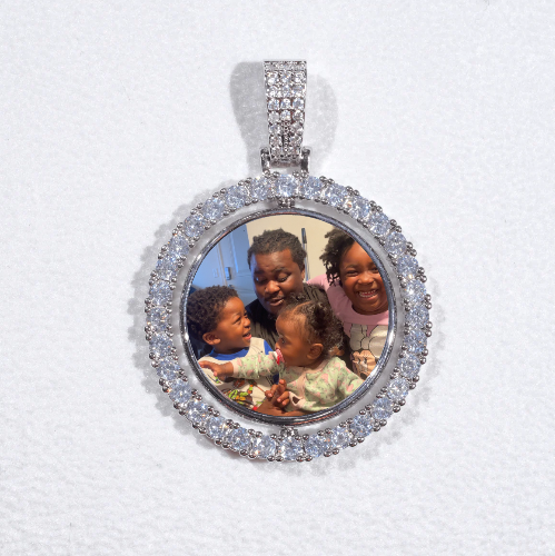 3D Spinning 2-Faced Custom Picture Pendant
