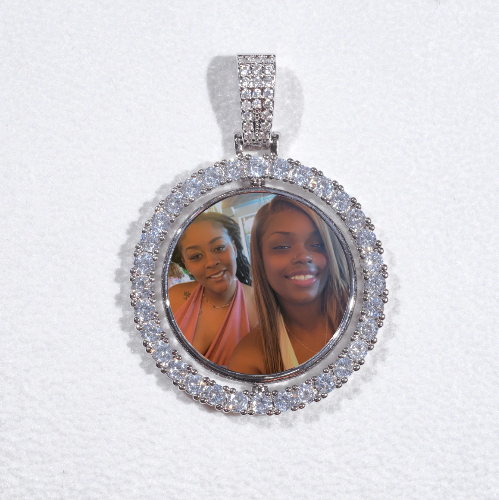 3D Spinning 2-Faced Custom Picture Pendant