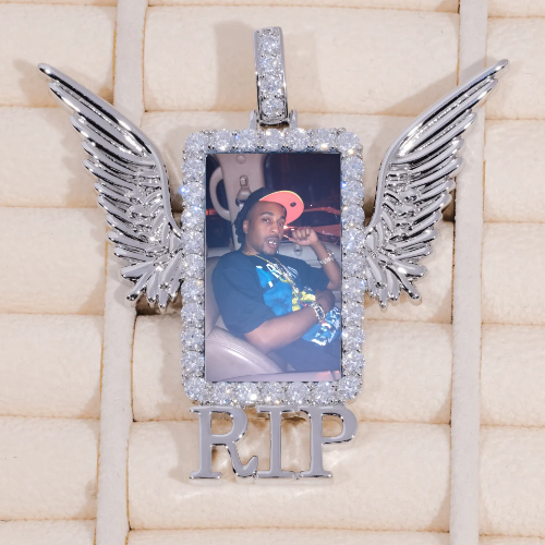 RIP WING 3D CUSTOM PICTURE PENDANT