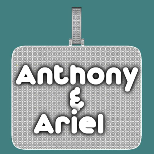 CUSTOM LETTER NECKLACE 3D BIG SQUARE