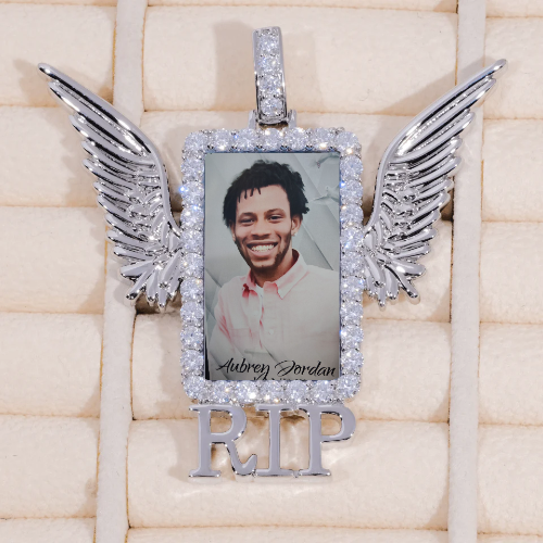 RIP WING 3D CUSTOM PICTURE PENDANT