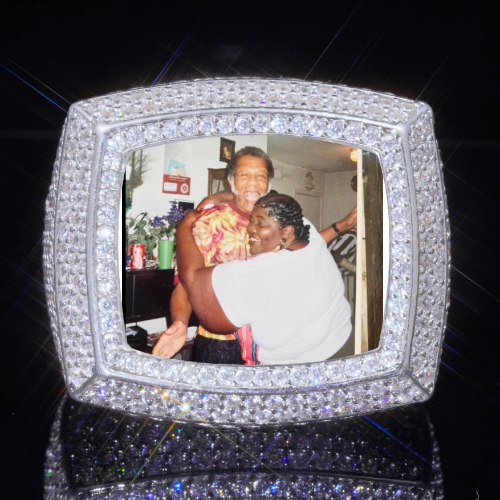 3D CUSTOM PICTURE ICED RING