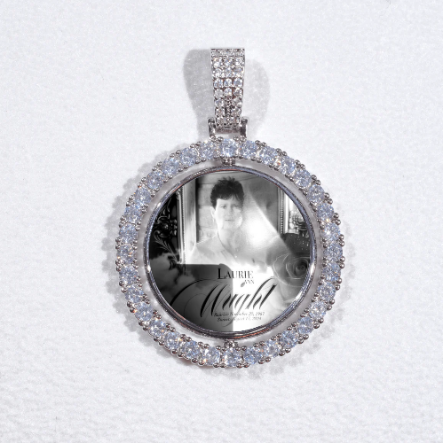 3D Spinning 2-Faced Custom Picture Pendant