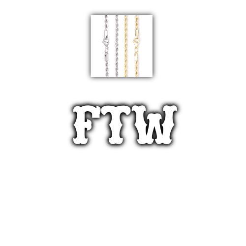 Custom Letters Freibeuter Font Necklace