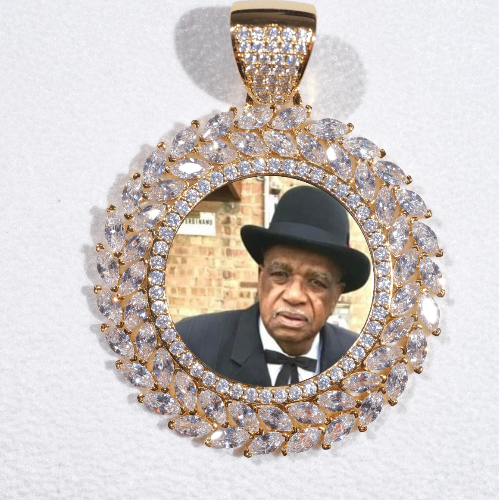 Large 3D Wheat Ear Custom Picture Pendant