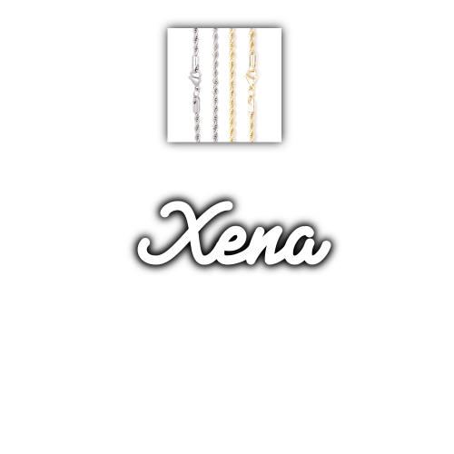 Script Custom Letter Necklace