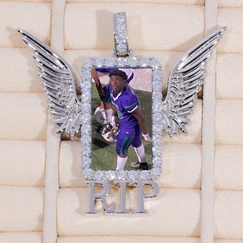RIP WING 3D CUSTOM PICTURE PENDANT