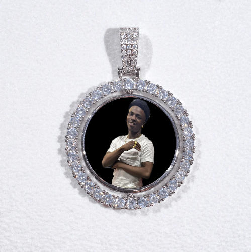 3D Spinning 2-Faced Custom Picture Pendant
