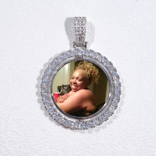 3D Spinning 2-Faced Custom Picture Pendant