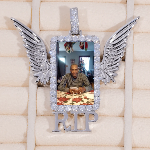 RIP WING 3D CUSTOM PICTURE PENDANT