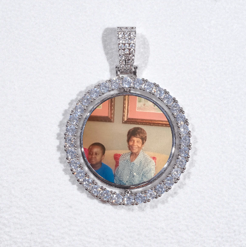 3D Spinning 2-Faced Custom Picture Pendant