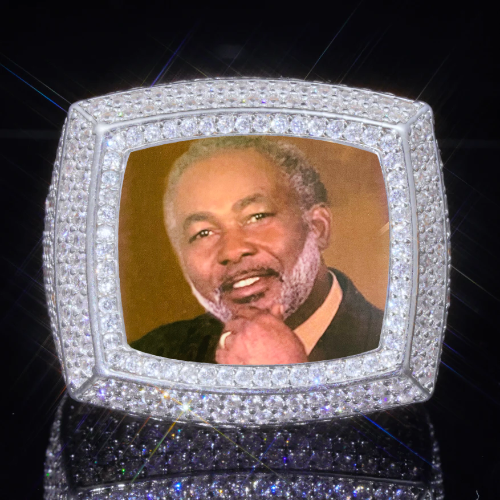 3D CUSTOM PICTURE ICED RING