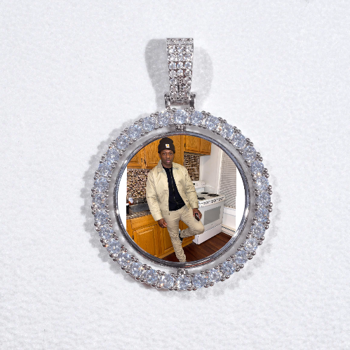3D Spinning 2-Faced Custom Picture Pendant
