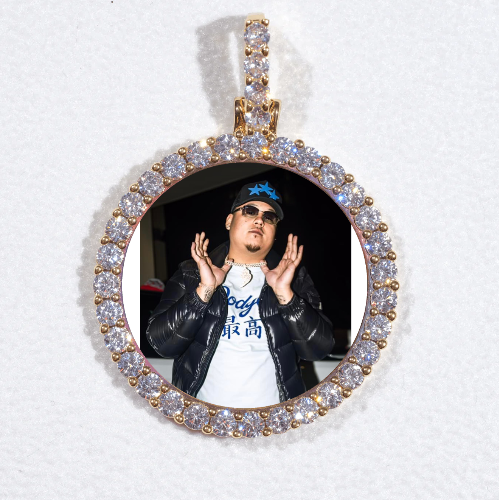 3D CIRCLE CUSTOM PICTURE PENDANT SMALL SIZE