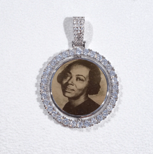 3D Spinning 2-Faced Custom Picture Pendant
