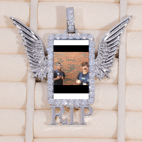 RIP WING 3D CUSTOM PICTURE PENDANT