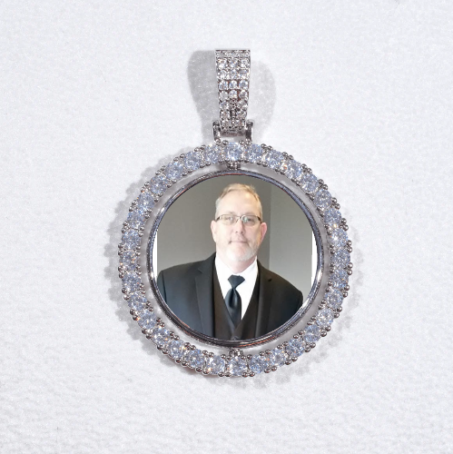 3D Spinning 2-Faced Custom Picture Pendant