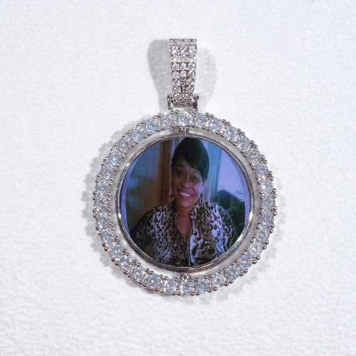 3D Spinning 2-Faced Custom Picture Pendant