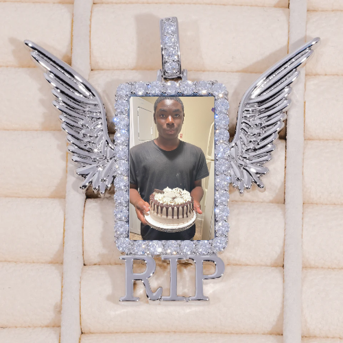 RIP WING 3D CUSTOM PICTURE PENDANT