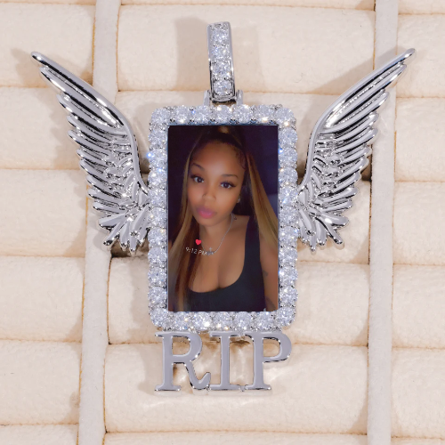 RIP WING 3D CUSTOM PICTURE PENDANT