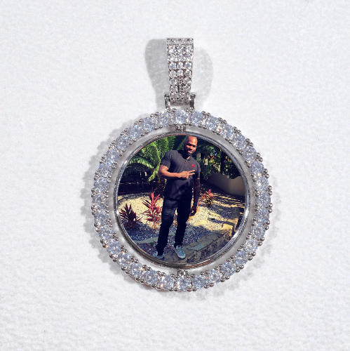 3D Spinning 2-Faced Custom Picture Pendant