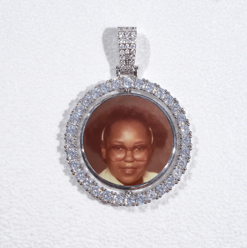 3D Spinning 2-Faced Custom Picture Pendant