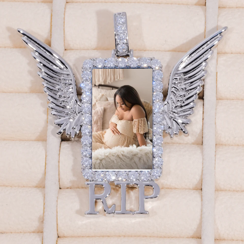RIP WING 3D CUSTOM PICTURE PENDANT