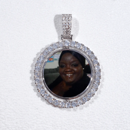 3D Spinning 2-Faced Custom Picture Pendant