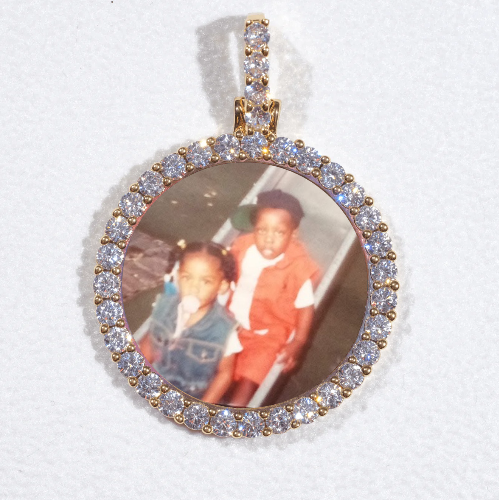 3D CIRCLE CUSTOM PICTURE PENDANT SMALL SIZE