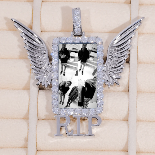 RIP WING 3D CUSTOM PICTURE PENDANT