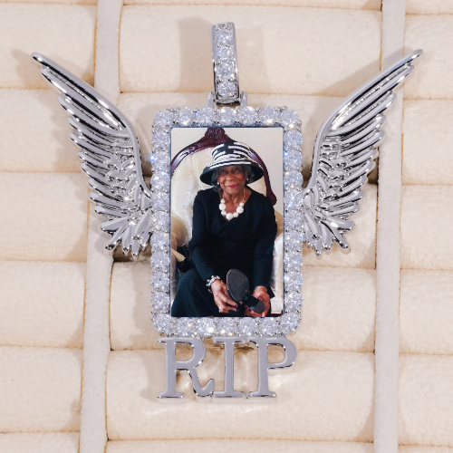 RIP WING 3D CUSTOM PICTURE PENDANT