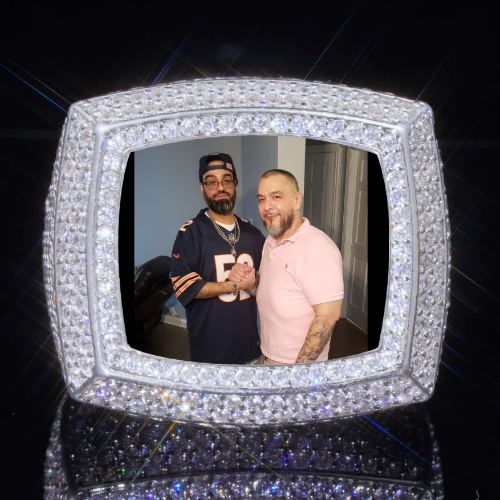 3D CUSTOM PICTURE ICED RING