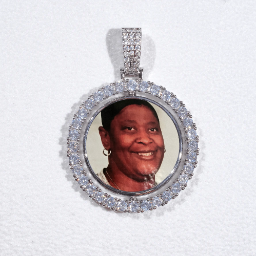 3D Spinning 2-Faced Custom Picture Pendant