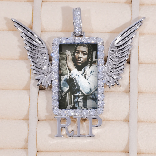 RIP WING 3D CUSTOM PICTURE PENDANT