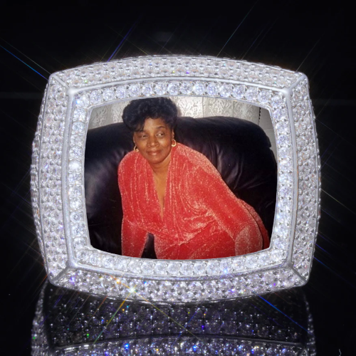3D CUSTOM PICTURE ICED RING