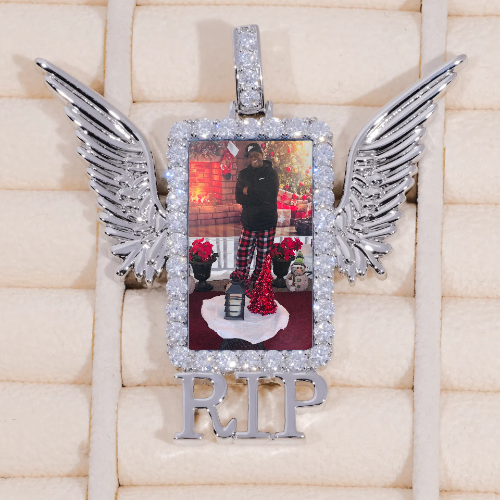 RIP WING 3D CUSTOM PICTURE PENDANT