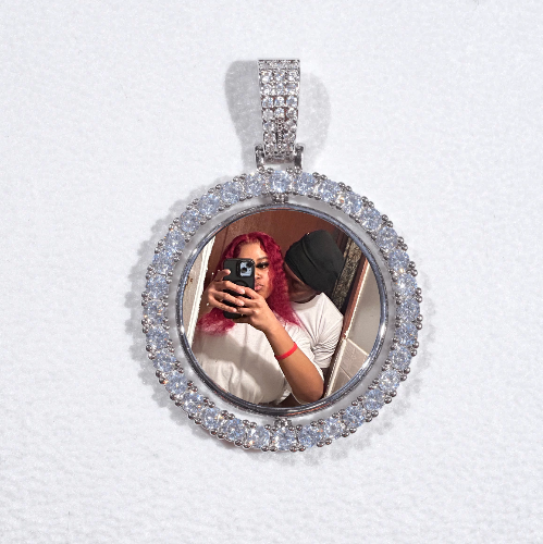 3D Spinning 2-Faced Custom Picture Pendant