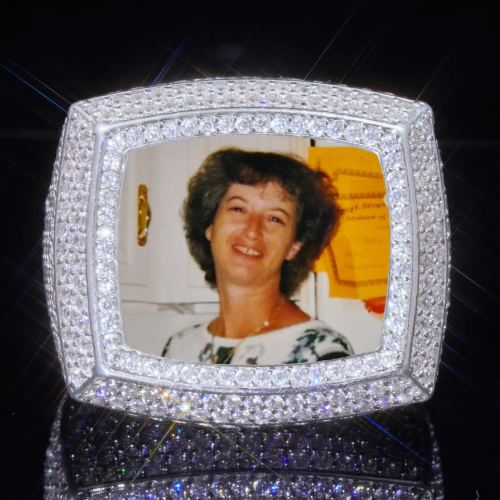 3D CUSTOM PICTURE ICED RING