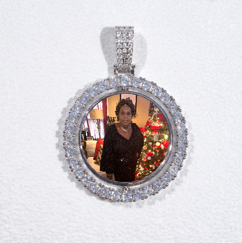 3D Spinning 2-Faced Custom Picture Pendant