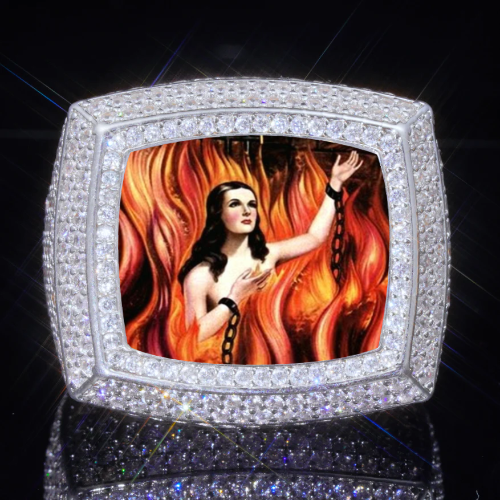 3D CUSTOM PICTURE ICED RING