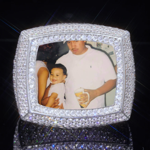 3D CUSTOM PICTURE ICED RING