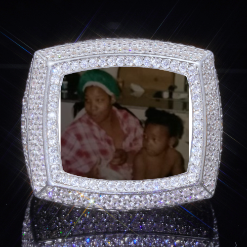 3D CUSTOM PICTURE ICED RING