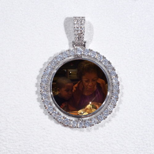 3D Spinning 2-Faced Custom Picture Pendant