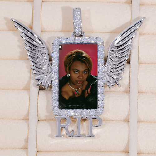 RIP WING 3D CUSTOM PICTURE PENDANT