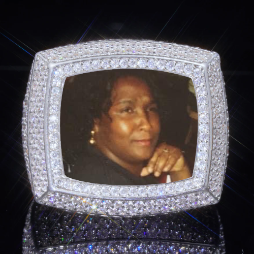 3D CUSTOM PICTURE ICED RING
